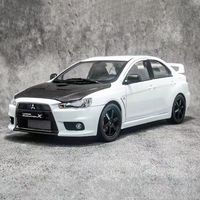 Modelo de Auto a Escala 1:18, VM Lancer Evolution X EVO, Aleación de Aluminio, Estilo JDM, para Colección y Exhibición de Autos Clásicos JDM