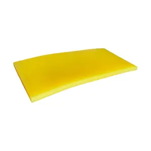 Iyi işlenebilirlik sarı poliüretan 1mm kauçuk üretan levha
