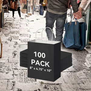 Bolsas de Papel Reciclado con Diseño de Marca Personalizado, Bolsas Promocionales para Ferias Comerciales y Eventos Minoristas - Product Image 3