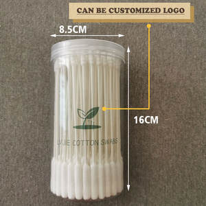 Экологически чистая бумажная палочка, большая одна боковая цилиндрическая головка, одна боковая цилиндрическая бумажная палочка, чистые длинные ватные палочки - Product Image 3