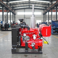 Ensemble moteur de pompe à eau diesel 4 temps 55 kW, refroidi par eau, norme Euro 2, faible consommation de carburant