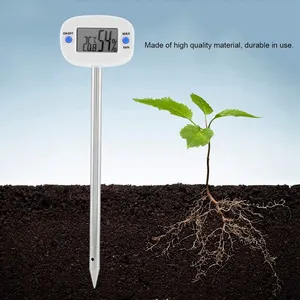 Termometer Tanah dan Higrometer Tampilan Tampilan Penghitung Suhu dan Kelembapan Elektronik Pemeriksaan Mini Populer
