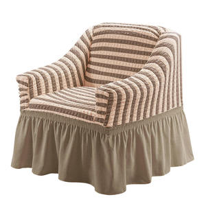 Housse de canapé universelle élastique en gaze bulle, style jupe, <span class=keywords><strong>tout</strong></span> compris, sans fermeture éclair, pour canapé simple ou double, transfrontalière - Product Image 1
