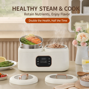 Casserole électrique intelligente double cuve haut de gamme, multifonctionnelle, double cuve intérieure, OEM, multicuiseur pour la maison, la <span class=keywords><strong>cuisine</strong></span>, l'appartement - Product Image 3