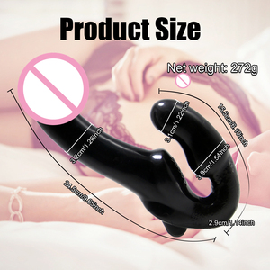 Dubbele <span class=keywords><strong>Strapon</strong></span> Dildo G Spot Vagina Stimulator Erotische Strapless Dildo 'S Voor Vrouwen Anale Speelgoed Voor Volwassenen Seksspeeltjes Voor Lesbische - Product Image 2