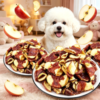 Friandises pour chiens FurZo riches en protéines, sans céréales, à base de viande de canard et de pomme, séchées à l'air, non biologiques, pour nettoyer les dents, la peau et le pelage