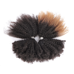 Vast <strong>Source</strong> Factory 18" Afro Kinky Curly Human Hair Bulk for Permanent <strong>Micro</strong> Locs/Twists/Braids/Repair Locs Afro Kinky Bulk 100g - Product Image 1