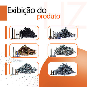 Vis <span class=keywords><strong>à</strong></span> tête cylindrique Phillips zinguée, autoperceuse, autotaraudeuse, fabrication chinoise, haute qualité - Product Image 2