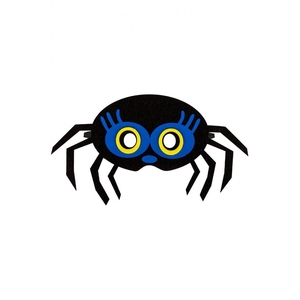 MASCARILLA DE ARAÑA DE FILOTE ROJO/AZUL PARA NIÑOS - Product Image 1