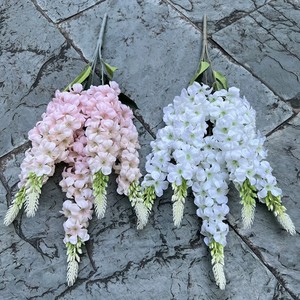 Flor artificial de seda de <span class=keywords><strong>Hyacinthus</strong></span> <span class=keywords><strong>Orientalis</strong></span> francesa de 5 tenedores para decoración de bodas, 2 unidades - Product Image 2