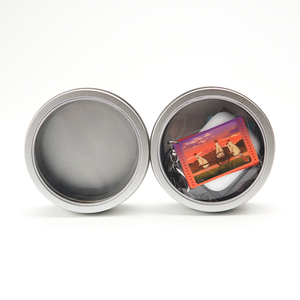 Stainless Steel Clip Storage <strong>Box</strong> with Magnetic Transparent Top Screw Lid Metal Storage Tins <strong>Containers</strong> - Product Image 3