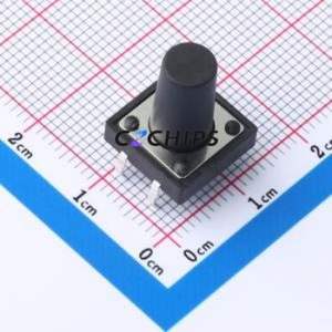 KH-12X12X15H-TJ Tactile Switch Through hole Component (THT),12x12mm Switch 12mm 12mm 15mm - Product Image 1