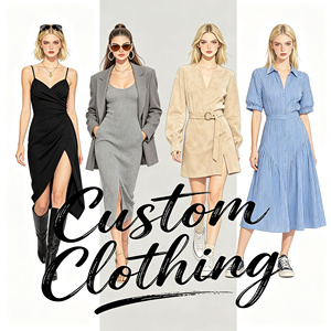Fabricant <span class=keywords><strong>de</strong></span> vêtements ODM/OEM <span class=keywords><strong>de</strong></span> haute qualité, robe élégante décontractée pour femmes, design pour marque <span class=keywords><strong>de</strong></span> vêtements - Product Image 1