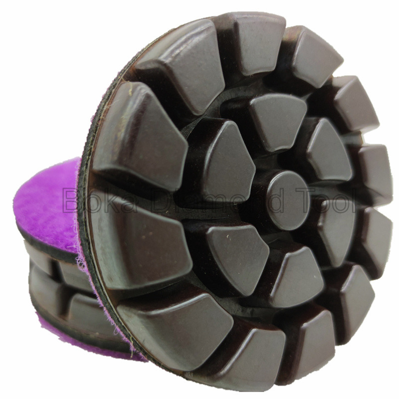 Diameter 3 inch Resin Hybrid Copper Bond Diamond Rigid Polishing Pads For Grinding Concrete Terrazzo Granite Marble Stone Floor