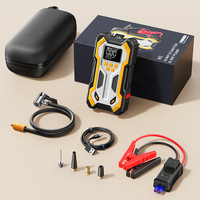 Portable 12V 2000A démarreur de saut de voiture 150PSI compresseur d'air batterie externe Booster gonfleur de pneu camions d'alimentation d'urgence