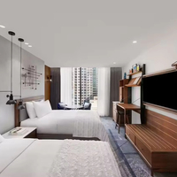 Ensemble de meubles de chambre à coucher d'hôtel cinq étoiles Emmy Collection de bois de style moderne pour le salon inspiré par Melbourne