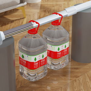 Precios de Fábrica, Mopa Plana de Microfibra con Poste de Acero Giratorio 360°, Absorbente de Agua, Secado Rápido, Sin Necesidad de Lavar a Mano, Escoba para el Hogar - Product Image 5