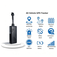 Rastreador GPS 4G LTE para Automóvil, Rastreo en Tiempo Real con Aplicación Gratuita