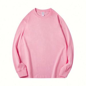 Wholesale Autumn New Cotton Long Sleeve Men's T-<b>shirts</b> Custom Print logo Acceptable Crewneck Clothes White t <b>Shirt</b> for Men - Product Image 3