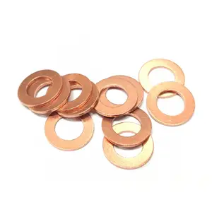 Factory Price Copper Sealing Rings Flat Copper Crush Washer for washing machines