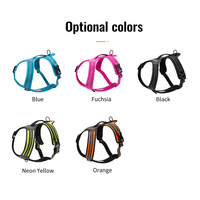 Harnais pour chien Truelove en cuir respirant, réglable, réfléchissant, imperméable, anti-évasion et anti-traction, pour l'entraînement des chiens (vente en gros)