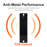 Étiquette RFID UHF passive anti-métal longue portée 865-868 / 902-928 MHz pour la gestion des actifs