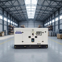 Groupe électrogène diesel silencieux automatique Perkins 20-50 kVA 30-40 kW, refroidissement par eau, châssis ouvert, démarrage à distance, ATS, 50 Hz