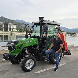 Tracteur agricole compact 50hp 60hp 70hp avec chargeur frontal et benne pour ferme et jardin - Product Image 5