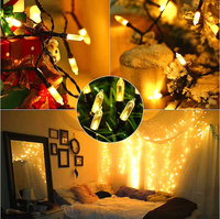 China Großhandel Mini-LED Weihnachtsbaum-String-Licht klar funkelnde Innenlampe märchenlichter Kupfer-PVC-Niederspannungs-Untergrund