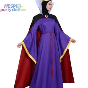 Costumes d'Halloween pour femmes adultes HESPER, costume de reine stepmère, cosplay de conte de fées, reine méchante, anime, ensemble complet en polyester - Product Image 3
