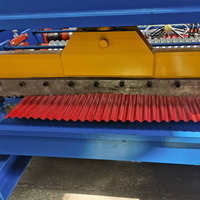 Tuile de toiture de tole ondule en acier de couleur de double couche de haute qualité faisant le petit pain formant la machine