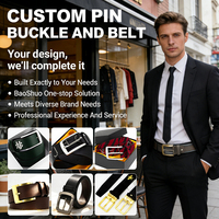Boucle de ceinture personnalisée 1.25 pouces 32mm Logo personnalisé Métal Hommes Femmes Cuir Meilleure boucle de ceinture