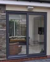 Fenêtres coulissantes contemporaines en aluminium et verre CBMMART, ouverture latérale, isolation thermique, finition résistante à l'eau, utilisation pour la maison et le bureau