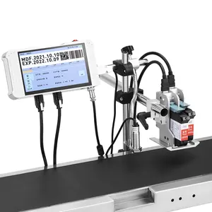 Produção Online Inteligente 12.7mm Impressora TIJ Coder Coding Machine Impressora Jato De Tinta