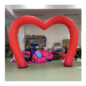 3m Inflatable Heart Wedding Inflatable Heart Shaped Arch Inflatable Valentine's Day Arch Balloon