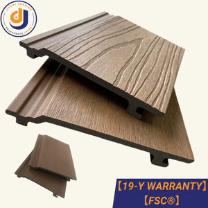 Revêtement mural WPC écologique imperméable, panneau de décoration extérieure <span class=keywords><strong>moderne</strong></span> pour terrasse de jardin extérieure, plinthe, façade de <span class=keywords><strong>maison</strong></span> - Product Image 1