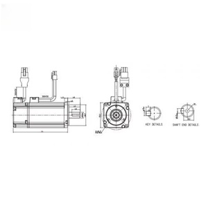 Nouveau moteur original ECMA-J10604RS ECMA-A2 400W RPM 400V en stock - Product Image 4