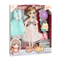 Zhiqu Toys Meiqi Ensemble de poupées en plastique pour fille avec éclairage Qi en forme de cœur, vente en gros pour fête d'anniversaire et salle d'essayage amusante
