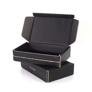 Usine personnalisée Zipper Mailer papier ondulé E <span class=keywords><strong>Commerce</strong></span> boîte d'expédition boîte d'emballage avec bande de déchirure - Product Image 2