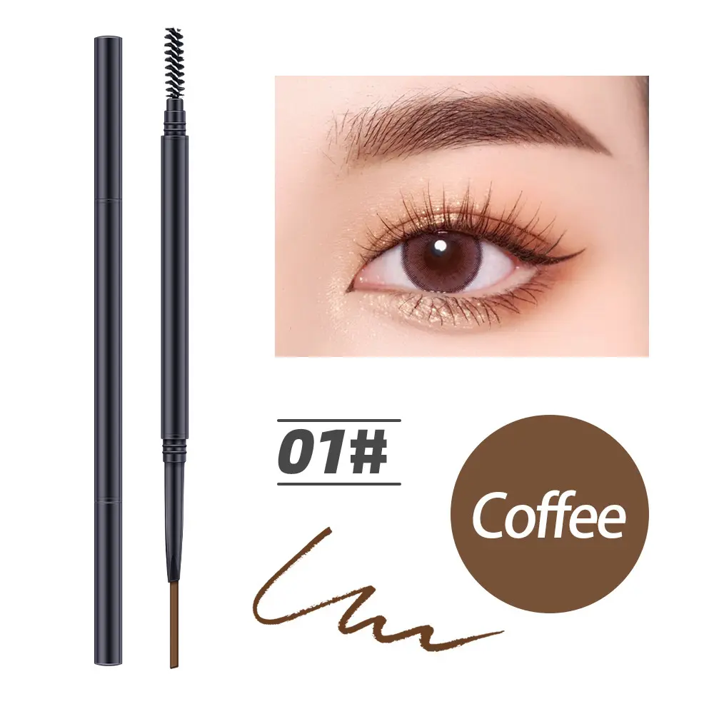 Hot Sale Natural and Stable Better Shapes of Eyebrow Getting Stage Performance Festival Makeup Eyebrow Pen