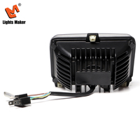 Faro LED Rectangular de 6.5 Pulgadas para Camioneta con DRL H4, Luz Alta y Baja, Impermeable IP67, 4400LM, de Alta Resistencia y Amplio Voltaje, Modelo YW-5722