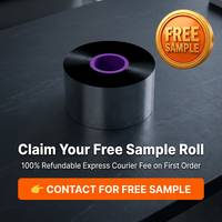 Pita Barcode Thermal Transfer TTO Wax/Resin Resin Printer Ribbon Cerdas, Cepat, dan Tahan Lama untuk Pengkodean Tanggal