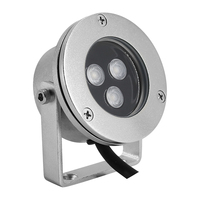 Lumière sous-marine LED portable 9W/12W en blanc chaud bleu, indice de protection IP68, acier inoxydable 316L, éclairage paysager pour piscine