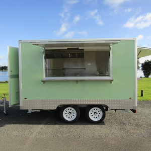 Camión de Comida Multifuncional de Gran Tamaño, Camioneta de Panadería, Remolque de Comida para Barbacoa, Cocina de Pasta, Construcción de Fibra de Vidrio y Aluminio, ISO9001 - Product Image 1