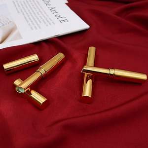 Sérum pour les lèvres repulpant, baume à lèvres en tube, contenants de rouge à lèvres personnalisés, tube de rouge à lèvres fin et luxueux en or - Product Image 6