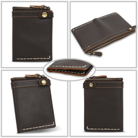 Dompet Kartu Kulit Asli Pria Dompet Koin Wanita Pria Custom Grosir Merek Wanita Dompet Jepit Uang