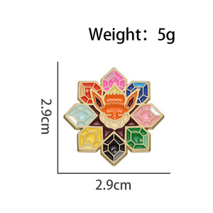 Badge <span class=keywords><strong>Pokémon</strong></span> Eevee Mignon, Broche Créative à l'effigie de l'Évolution <span class=keywords><strong>en</strong></span> Cristal, Accessoire de Vêtement et de Sac à Dos, Dessin Animé Anime - Product Image 4