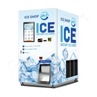 Distributeur automatique de glace Haloo avec écran, disponible 24h/24, pour l'emballage automatique – Distributeur de glace ATM