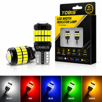 YOBIS 2026 Neue Verbesserte T10 CANBUS Fehlerfreie LED-Lampen Hochwertige W5W LED-Innenraumbeleuchtung mit Linse 1200LM 194 168 Auto-Innenbeleuchtung