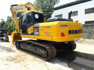 État d'origine Komatsu PC220 d'occasion Carwler Excavator Digger Machine hydraulique Komatsu PC220-7 PC220-8 Excavatrice utilisée - Product Image 2
